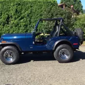 1976 Jeep CJ Blue