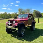 1976 Jeep CJ Red renegade