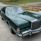 1976 Lincoln Continental Black