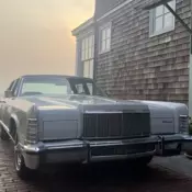1976 Lincoln Continental Sedan Grey town car