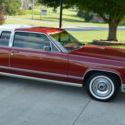 1976 Lincoln Continental Town Coupe Red White Top 85K Miles CLASSIC 460 CI