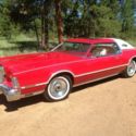 1976 Lincoln Mark IV Lipstick Edition  Red with White