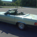 1976 MERCEDES 450SL SILVER GREEN