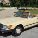 1976 MERCEDES BENZ 450SL HARDTOP CONVERTIBLE GARAGE KEPT NO RESERVE 560SL 380SL
