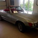 1976 Mercedes convertable 450 SL immaculate silver with red interior