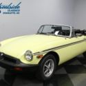 1976 MG MGB  12571 Miles Yellow Convertible 1.8 Liter I4 4 Speed Manual