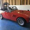 1976 MG Midget Chevy V6 Convertible Red RWD Manual Red Black/White Interior