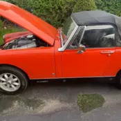 1976 MG Midget Convertible Orange