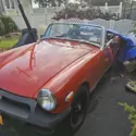 1976 MG Midget Convertible Red RWD Manual