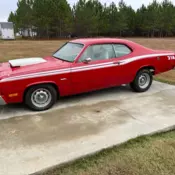 1976 Plymouth Duster Coupe Red RWD Automatic