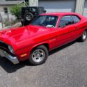 1976 Plymouth Duster Coupe Red RWD Manual Feather Duster