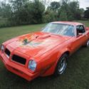 1976 Pontiac Trans Am 4 speed Rotisserie done 400 Carousel red Texas car