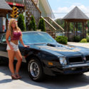 1976 Pontiac Trans Am  Starlight Black  455 V8 4 Speed Manual