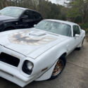 1976 Pontiac TransAM--White with the Black/Gold Emblems