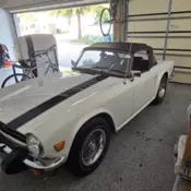 1976 TRIUMPH TR-6 4 speed overdrive