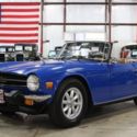 1976 Triumph TR6  30757 Miles Blue Convertible 2.5L Straight-6 4 Speed Manual