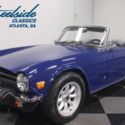 1976 Triumph TR6  43108 Miles Blue Convertible 2.5 Liter I6 4-Speed w/ OD