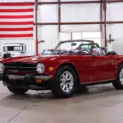 1976 Triumph TR6 Convertible 60895 Miles Pimento Red Convertible 2.5L Inline-6 4