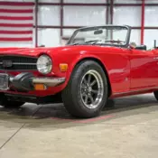 1976 Triumph TR6 Convertible 71221 Miles Pimento Red Convertible 2.5L I6