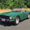 1976 Triumph TR6 Convertible, British Green Tan 4Spd well sorted Restored