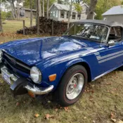 1976 TRIUMPH TR6 CONVERTIBLE. Original Owner, Low Miles, Very Original