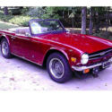 1976 Triumph TR6 - Custom Brick Red - Tan Interior & Canvas Top - E Overdrive