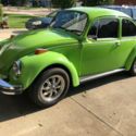 1976 Volkswagen beetle bug restored lime green aluminum rims auto shift trans