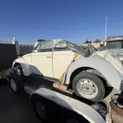 1976 Volkswagen Beetle Cabriolet Convertible Grey