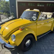 1976 Volkswagen Beetle Convertible YELLOW