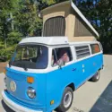 1976 Volkswagen Transporter Blue FWD Manual Campmobile
