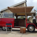1976 VW Bus Camper Westfalia Pop Top Campmobile Westy Pop Up Van RV