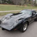 1977 BEAUTIFUL RARE BLACK CORVETTE WITH BLACK LEATHER VERY CLEAN HEADTURNER!!!