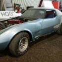 1977 Blue Chevrolette Corvette