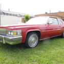 1977 Cadillac Coupe DeVille One Owner Rare Crimson Red