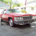 1977 CADILLAC COUPE DEVILLE RED