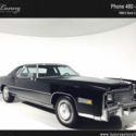 1977 Cadillac Eldorado Coupe Black Coupe Automatic