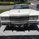 1977 Cadillac Eldorado Coupe Sedan White FWD Automatic white/w Black Leather