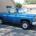 1977 CHEVROLET 4X4 PICK UP TRUCK SWB, NEW TIRES, TOOL BOX, GOOD DRIVER CONDITION