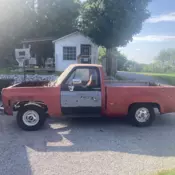 1977 Chevrolet C-10 Red Scottsdale Squarebody short bed