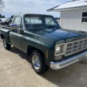 1977 Chevrolet C10 Pickup  0 Green Pickup 6 Cyl 3 Speed Automatic