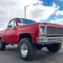 1977 Chevrolet CHEYENNE K10 4X4 SHORT BED Pickup Truck V8 350, 3 SPEED AUTO,