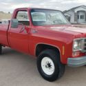 1977 Chevrolet K-20 Pickup Red 4WD Manual