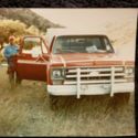 1977 Chevrolet k20 Pickup Red 4WD Manual