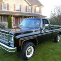 1977 Chevrolet Scottsdale K20 4X4 46k orig 1 ownr mi 4 spd tilt a/c p/w 100% org