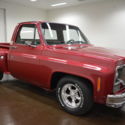 1977 Chevrolet Stepside 9734 Miles Maroon Pickup Truck 396 V8 Turbo 350