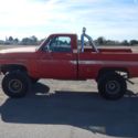 1977 CHEVY 4X4 SHORT BED WEST TEXAS BARN FIND NICE PATINA 350 AUTO 1978 1979