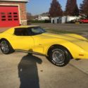 1977 Chevy Corvette 4 Speed 1 Owner 27k Miles Factory Yellow With Black Leather