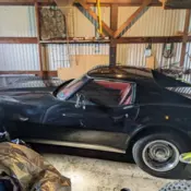 1977 Chevy Corvette Black