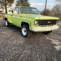 1977 CHEVY FIRE TRUCK VERY LOW MILES 4x4 LONG BED STEPSIDE K20 K2500 SQUARE BODY