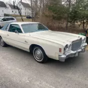 1977 Chrysler Cordoba. Original 400 and Automatic. Window Sticker.